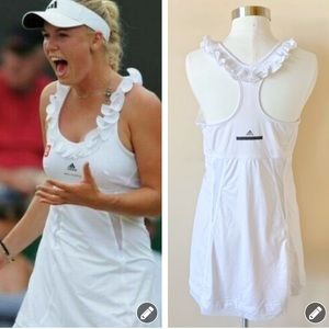 Adidas by Stella McCartney white ruffle dress 6429